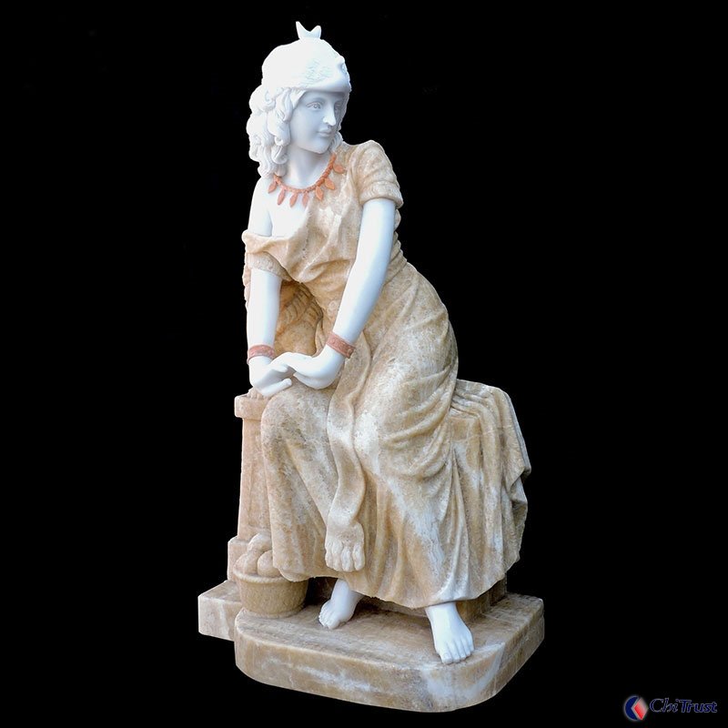 Beauty lady marble stone sculpture